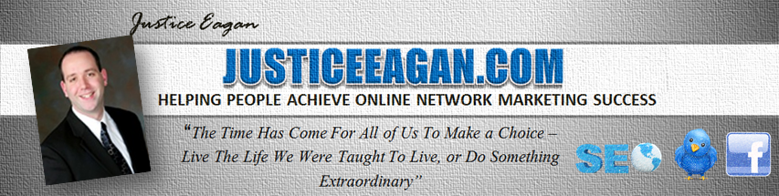 Justice Eagan's Online MLM Success Guide -
Exposing The Best Online MLM Strategies Justice Eagan's Online MLM Success Guide - Exposing The Best Online MLM Strategies
